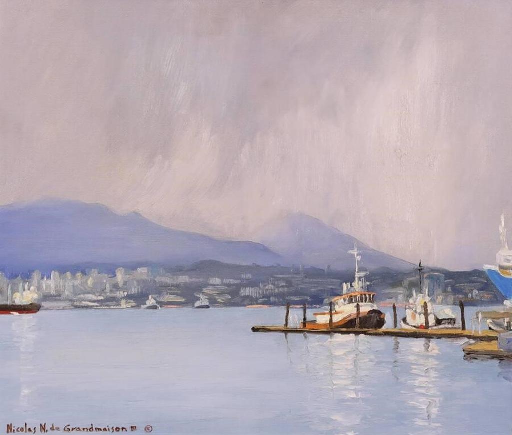 Nickola de Grandmaison (1938) - North Shore Rain, Van. Harbor