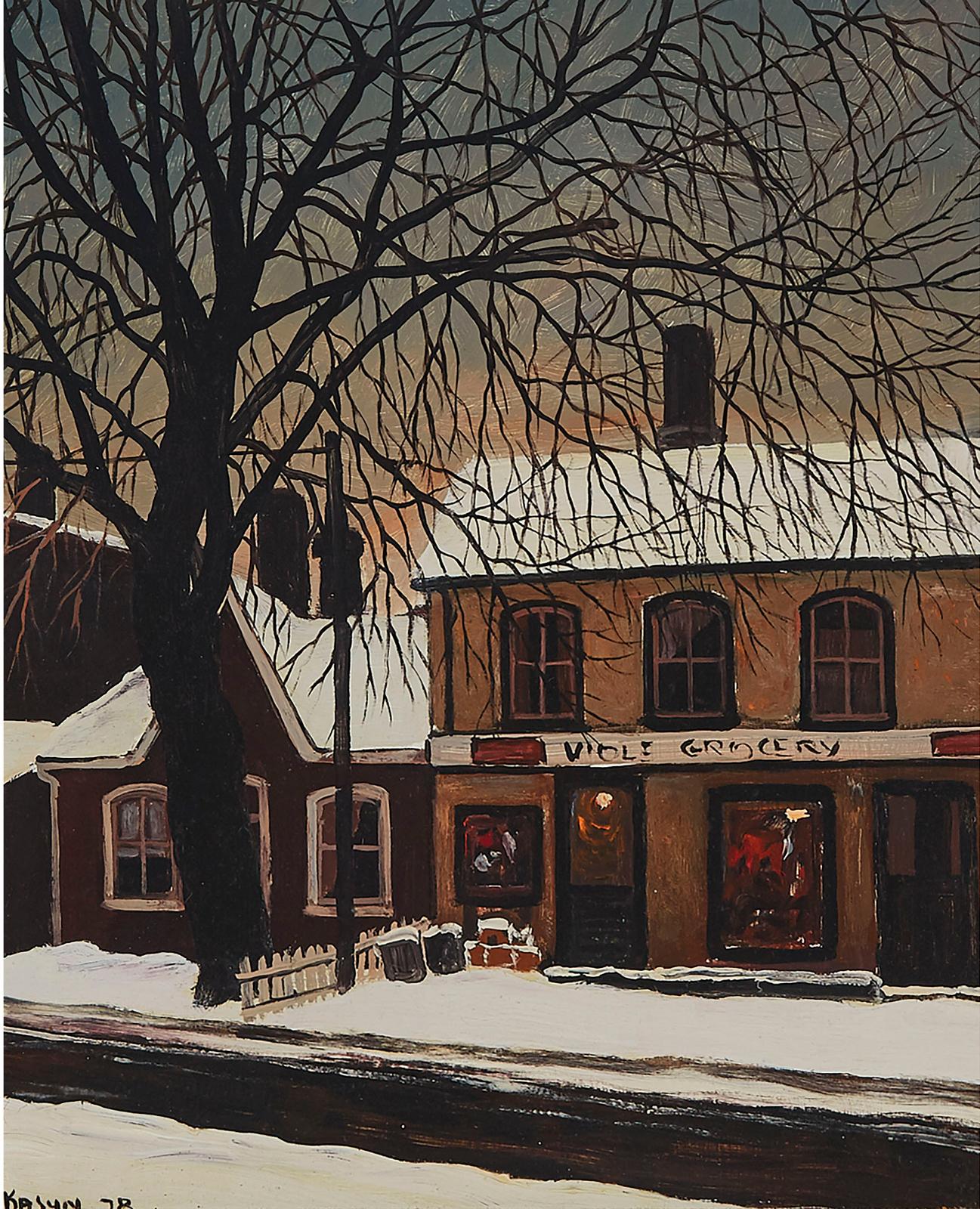 John Kasyn (1926-2008) - An Old Store In Cabbagetown, 1978