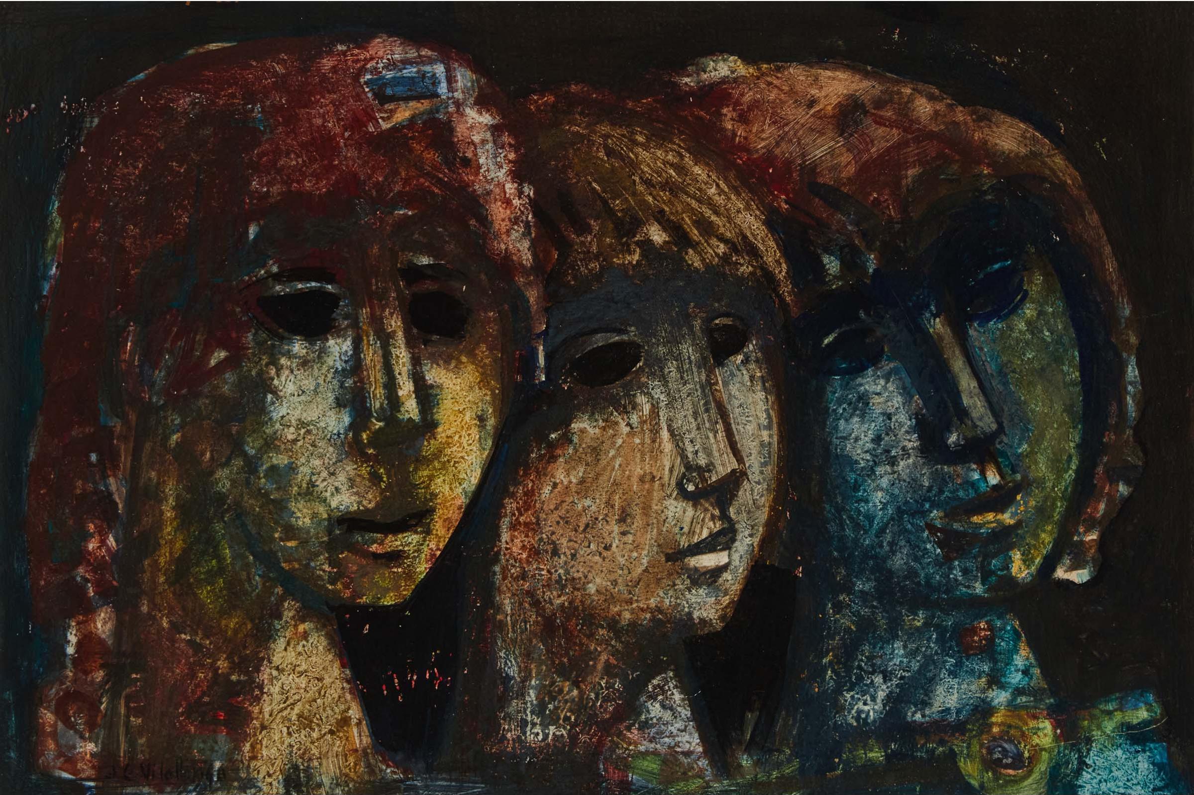 Jesus Carlos de Vilallonga (1927-2018) - Untitled (Three Faces)