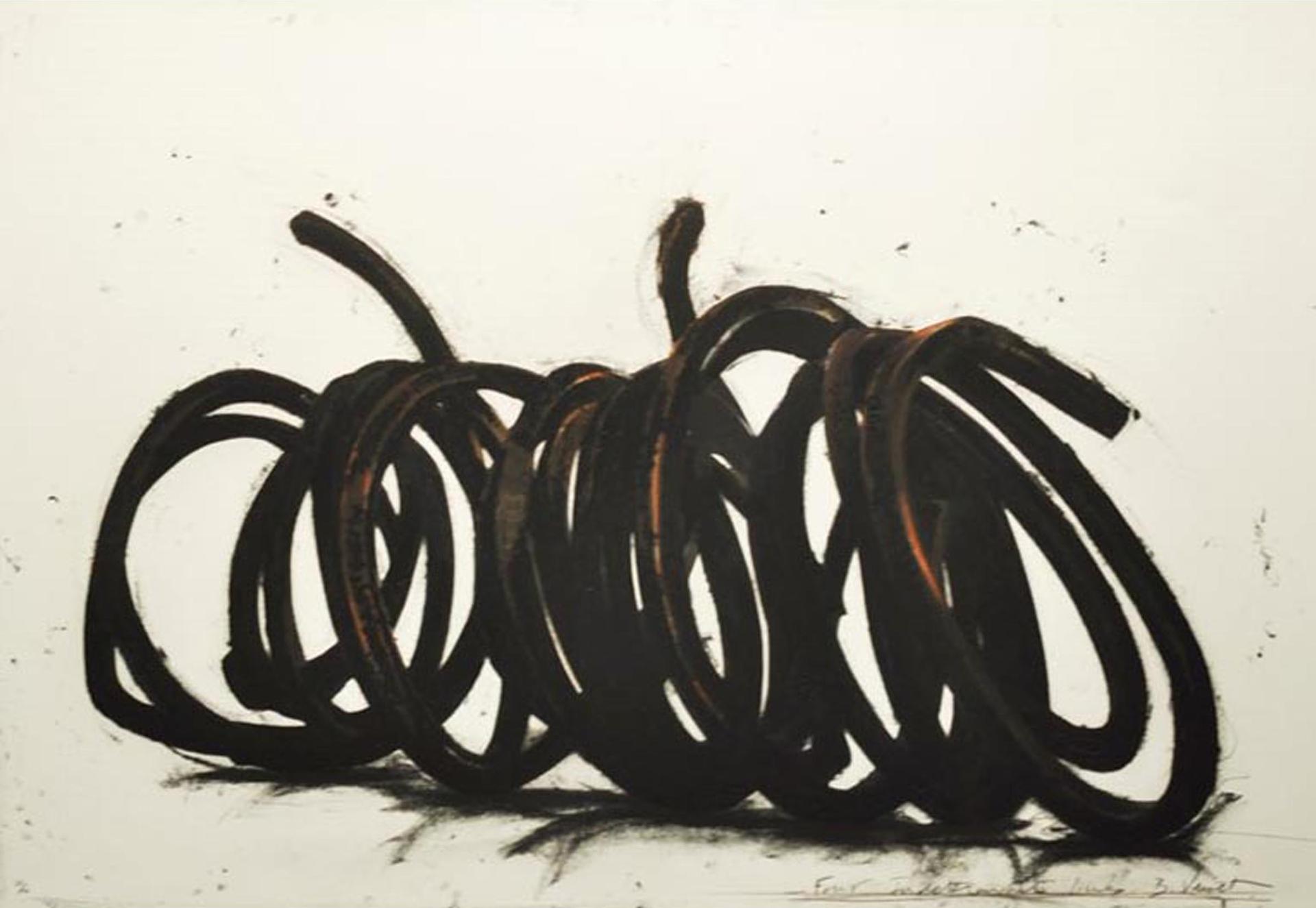 Bernar Venet - Four Indeterminate Lines, 2014