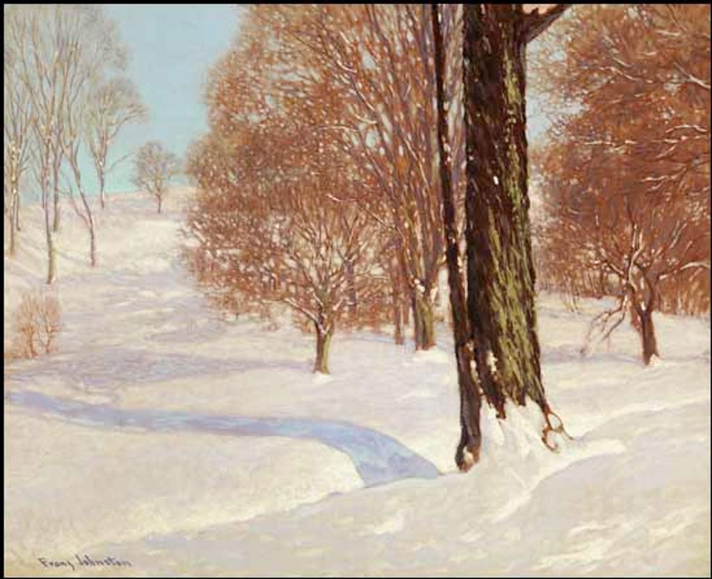 Frank (Franz) Hans Johnston (1888-1949) - Snow in the Valley