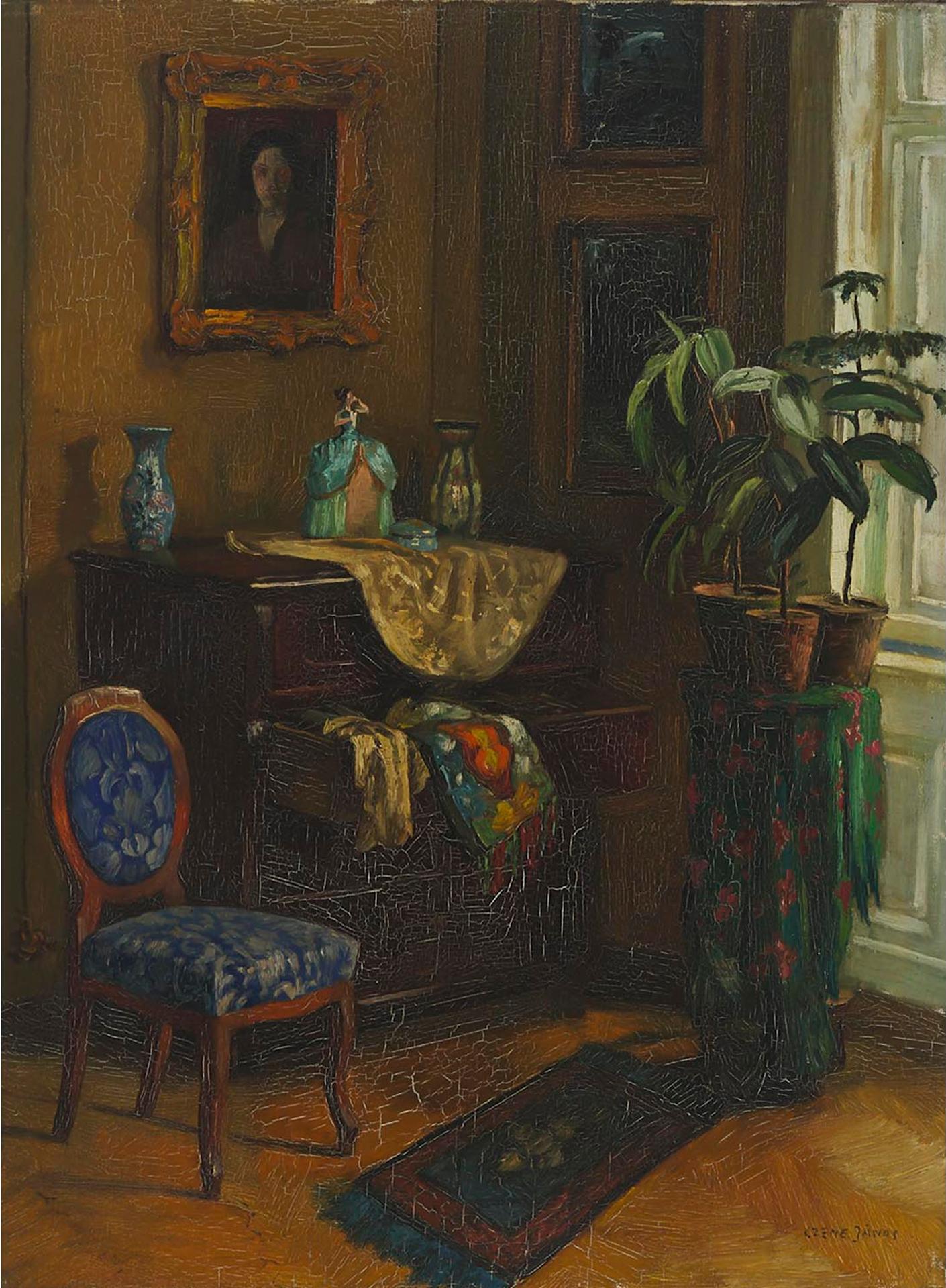 János Apátfalvi Czene (1904-1984) - Salon Interior