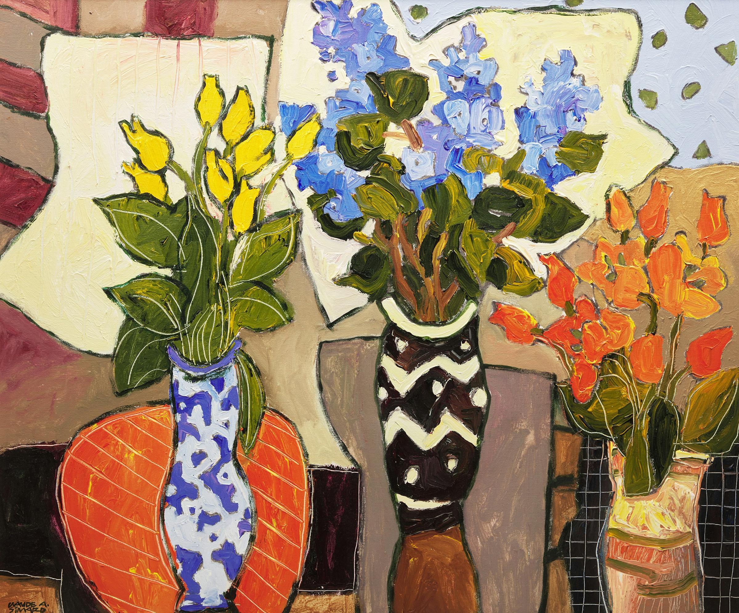 Claude Alphonse Simard (1956-2014) - Tulips & Lilacs