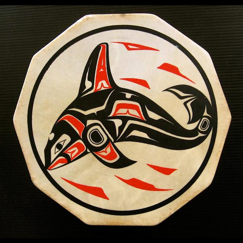 G.W. George - Haida Painted Ceremonial Drum