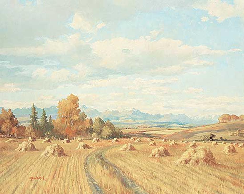 Duncan Mackinnon Crockford (1922-1991) - Autumn in the Foothills, Near Black Diamond Alta.