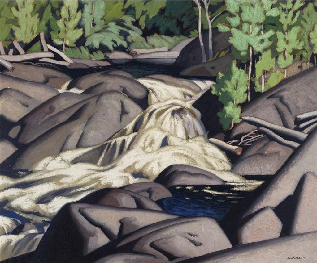 Alfred Joseph (A.J.) Casson (1898-1992) - The Little Waterfall
