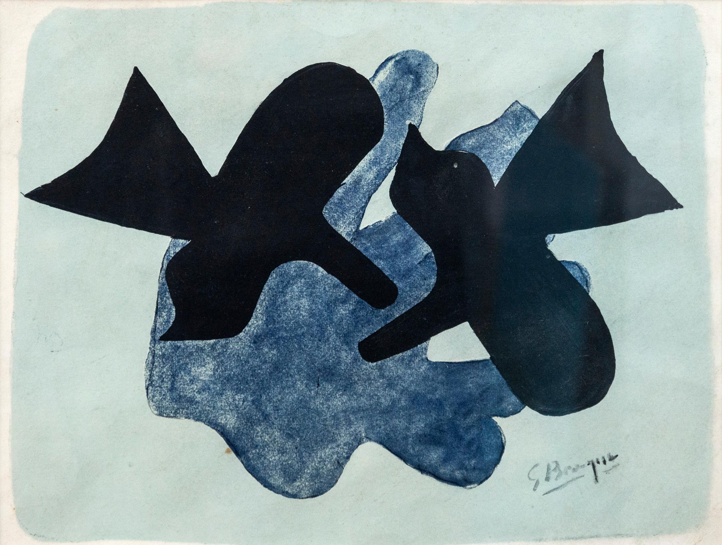 Georges Braque (1882-1963) - Pelias and Nele / Oiseaux (avant la lettre), 1963