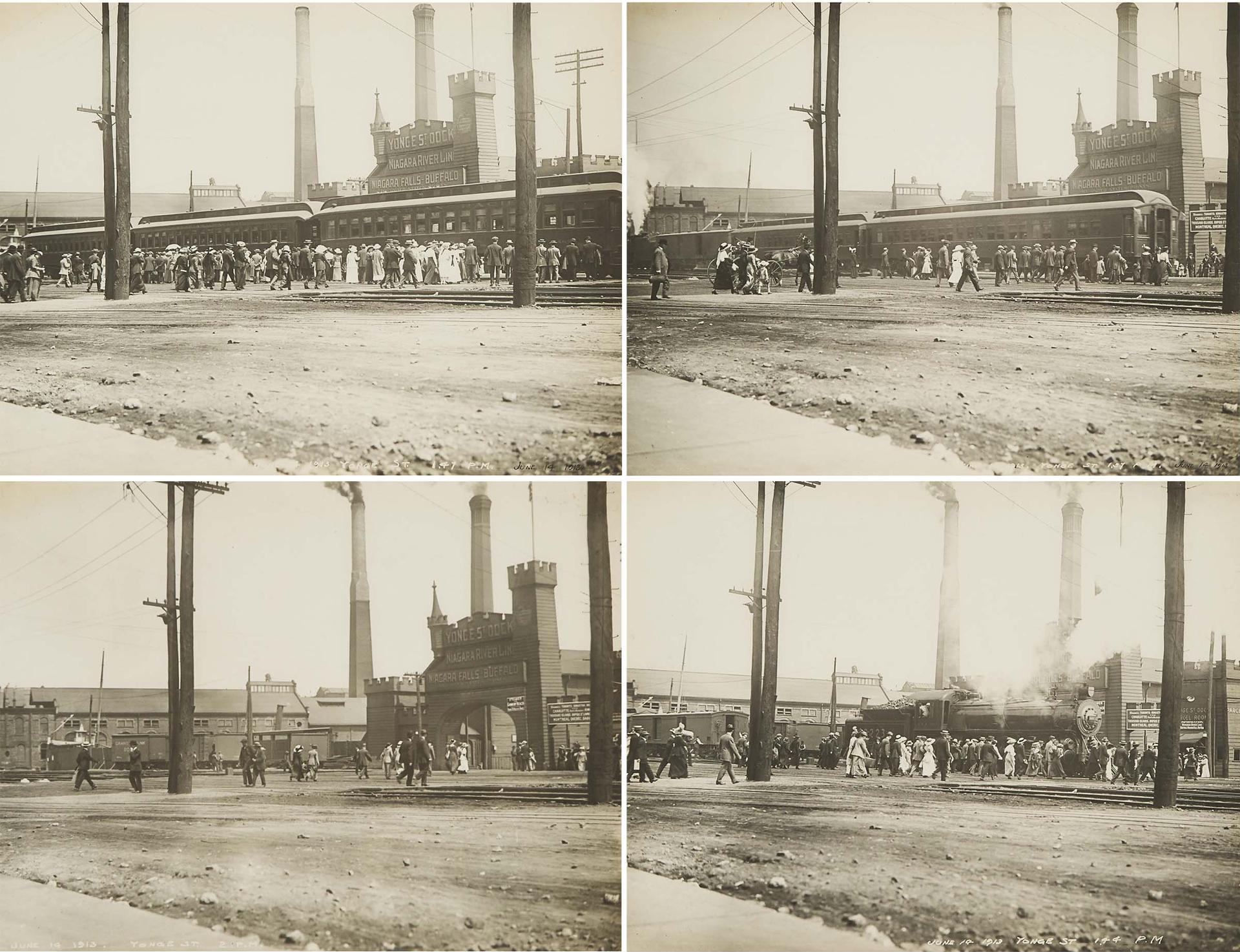 Arthur S. Goss - Four Views Of Yonge Street, Toronto, 1913