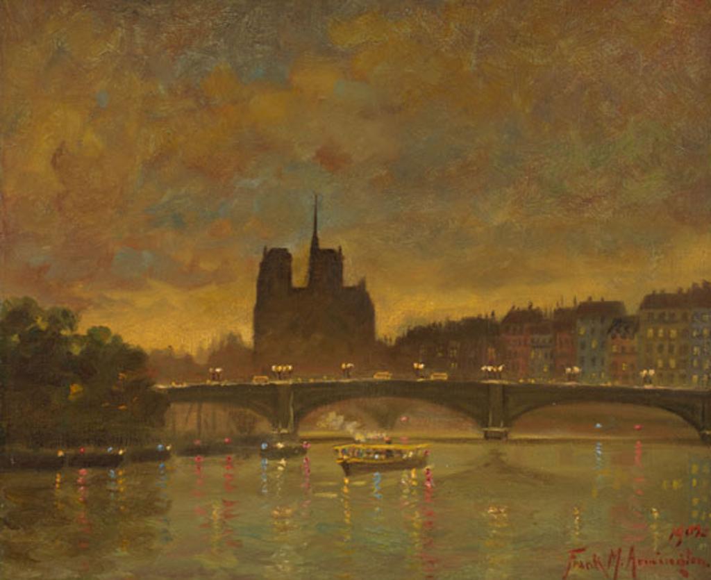 Franklin Milton Armington (1876-1941) - Pont Royal, Paris