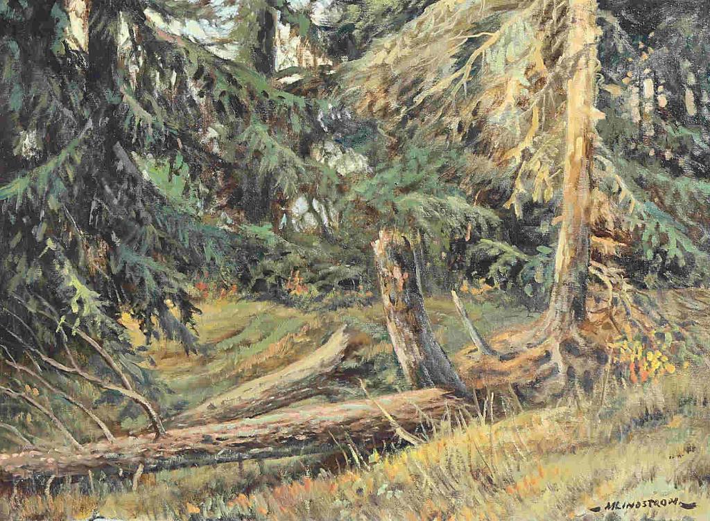 Matt Lindstrom (1890-1975) - Forest Interior