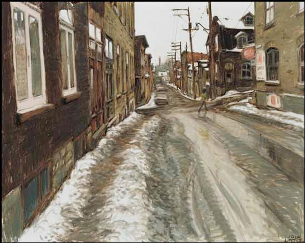 John Geoffrey Caruthers Little (1928-1984) - Rue de la Tourelle, Quebec