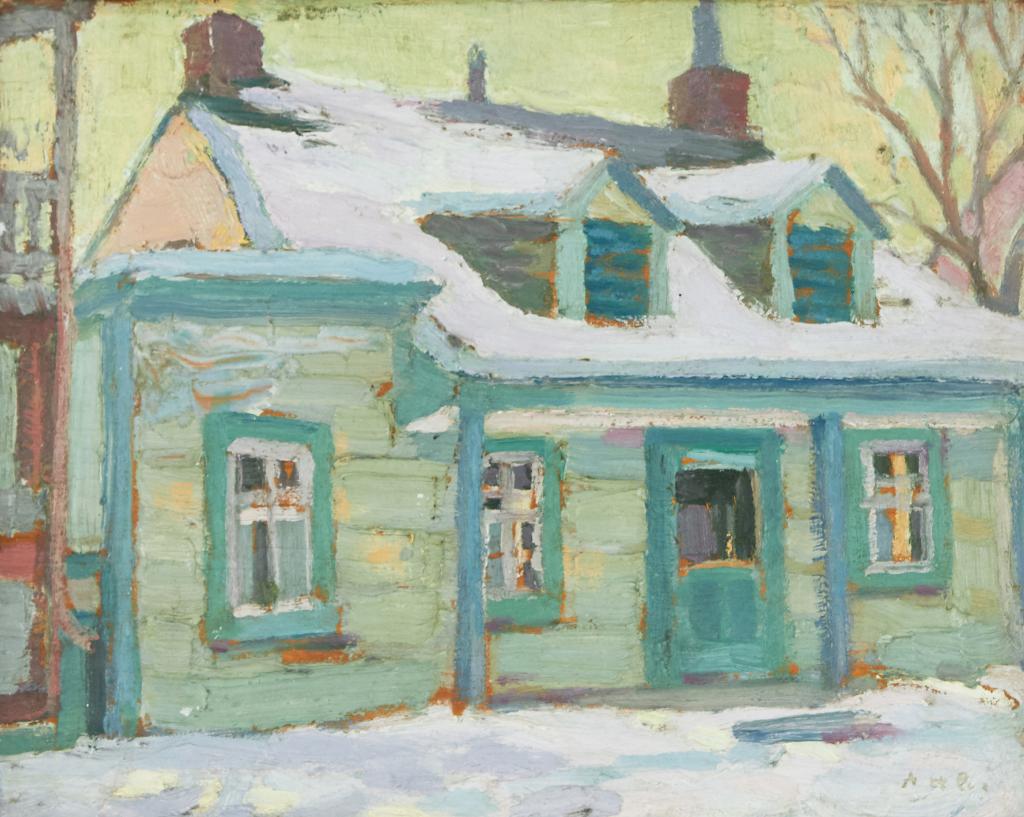 Albert Henry Robinson (1881-1956) - Quebec House in Winter