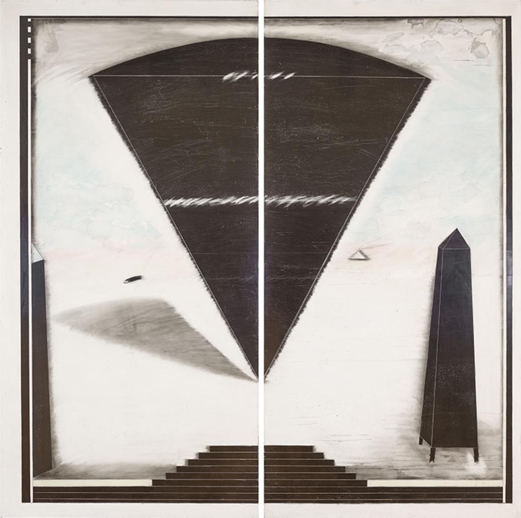 Greg Murdock (1954) - Turbulance (Diptych)