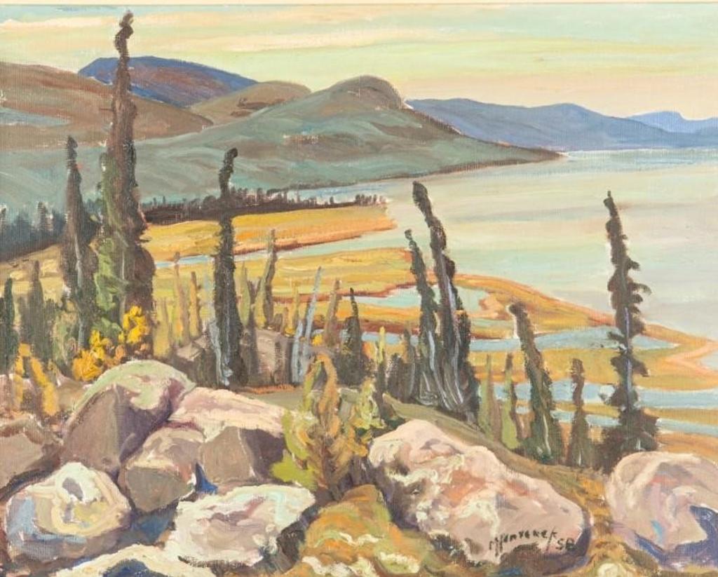 Maurice Hall Haycock (1900-1988) - Pike's Portage, Great Slave Lake, N.W.T. (1957)