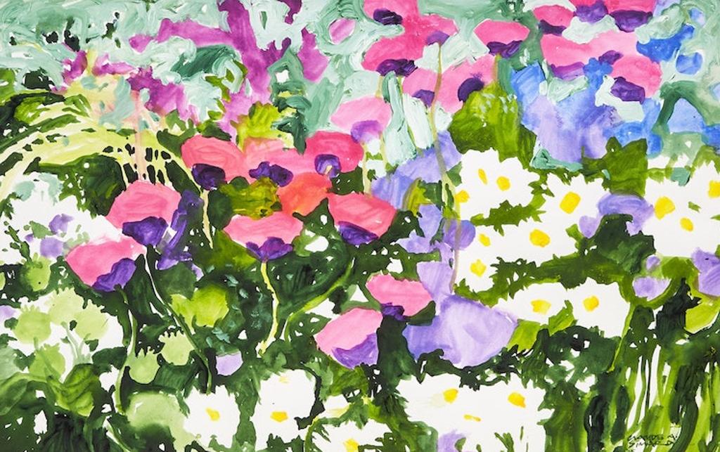 Claude Alphonse Simard (1956-2014) - Poppies and Daisies