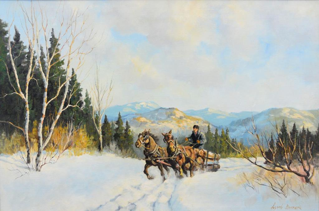 Joseph Bernard - Hauling Cordwood