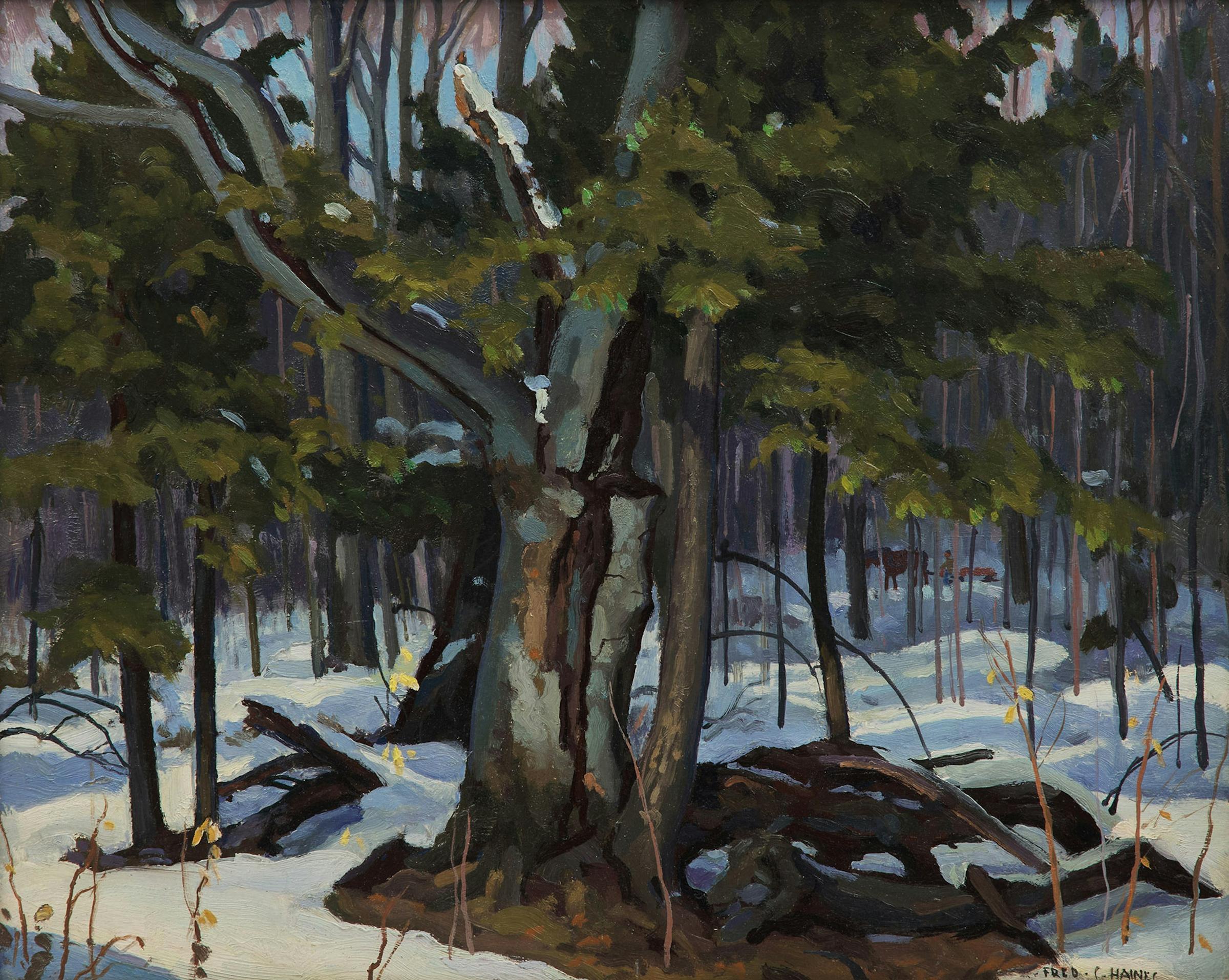 Frederick Stanley Haines (1879-1960) - Winter, North Hatley