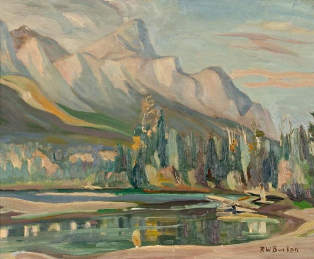 Ralph Wallace Burton (1905-1983) - Rocky Mountain Lake