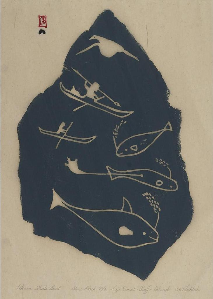 Lukta Qiatsuk (1928-2004) - Eskimo Whale Hunt