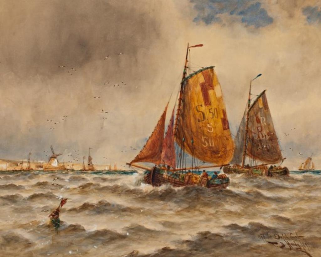 Thomas Bush Hardy (1842-1897) - Fishing off the Dutch Coast
