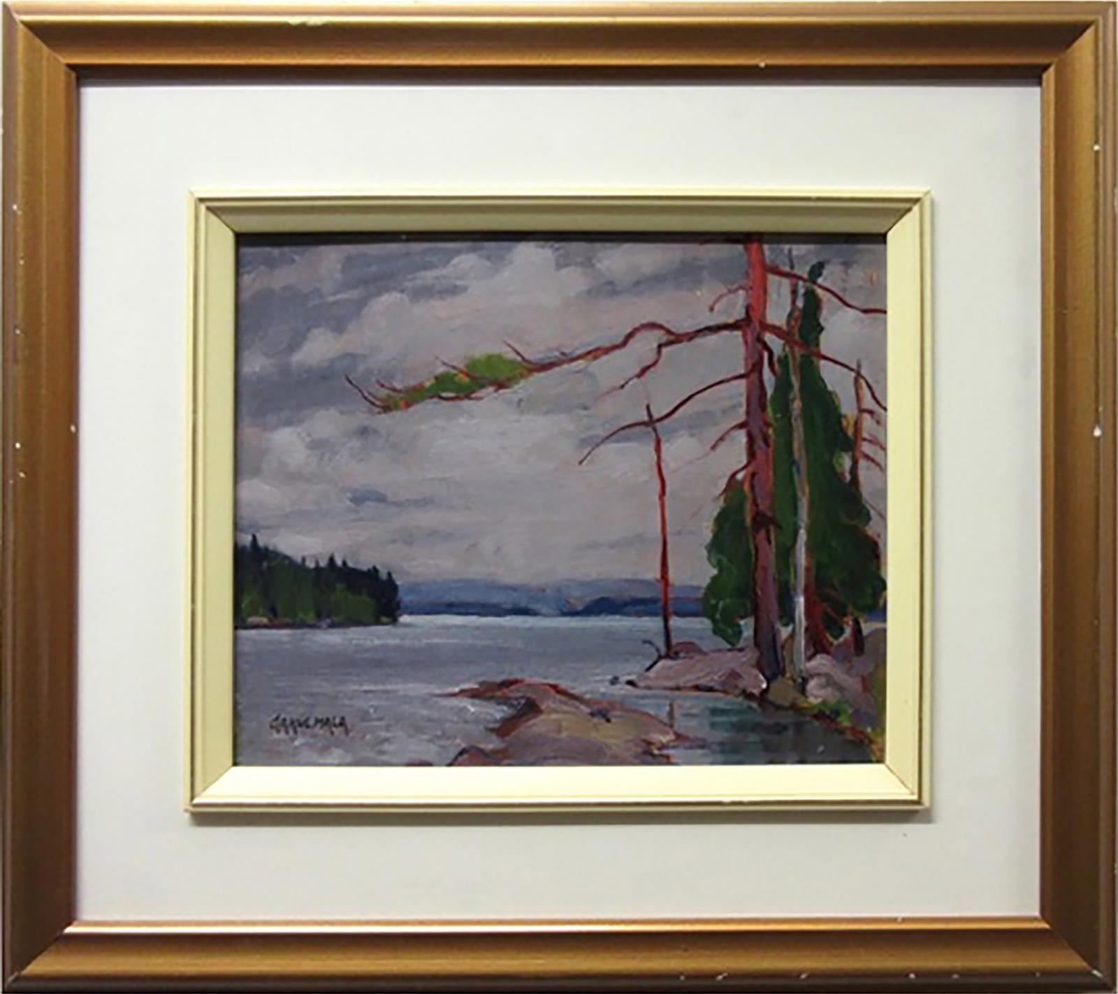 George Arthur Kulmala (1896-1940) - Untitled (Evening Lake Scene)