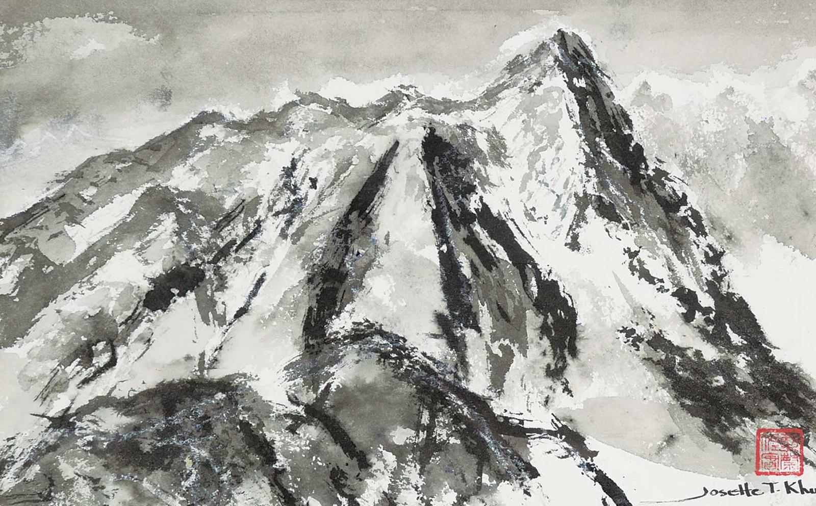 Josette T. Khu (1933) - Untitled - Mountain Vista