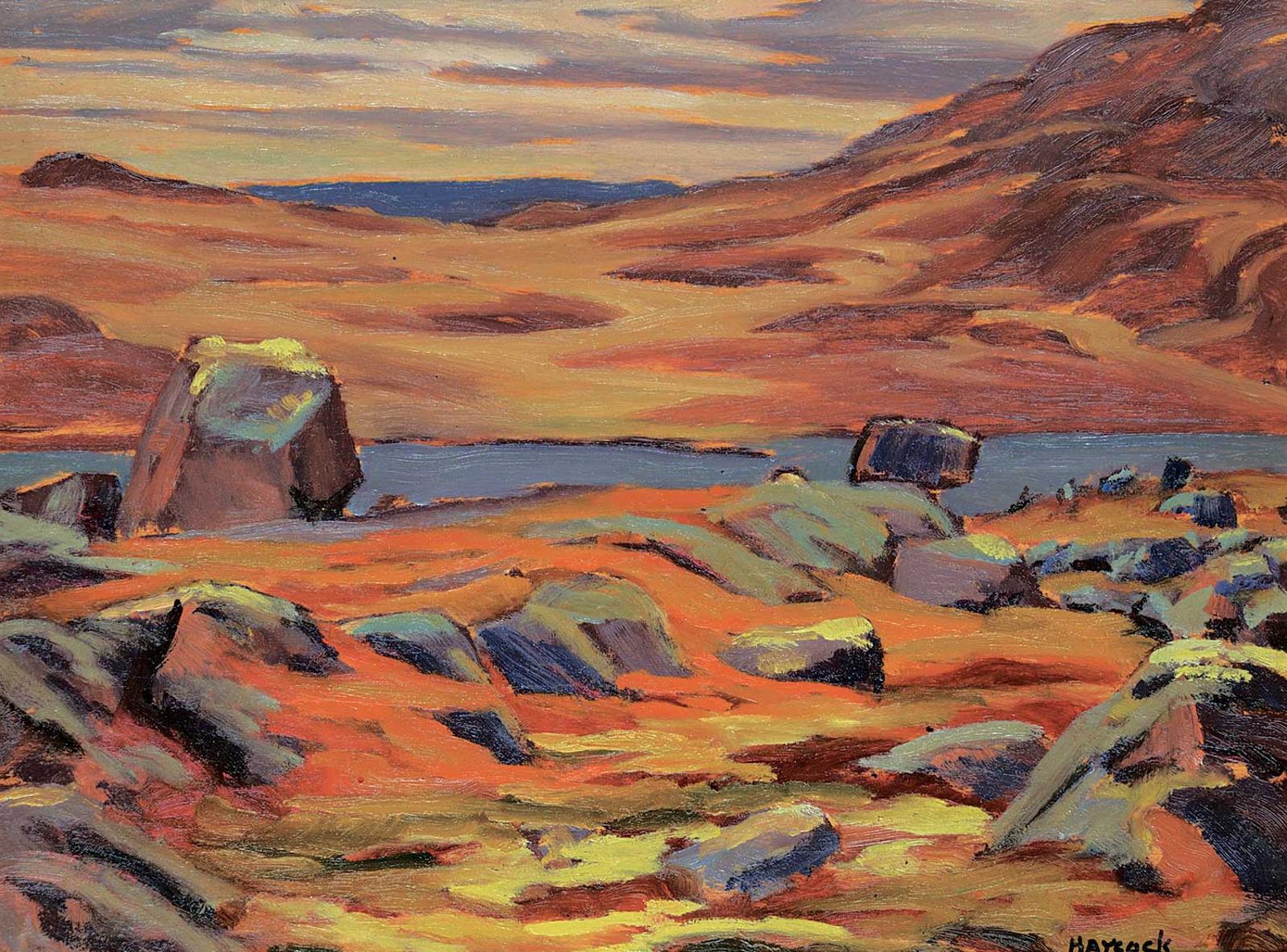 Maurice Hall Haycock (1900-1988) - Lake in the Barren Lands
