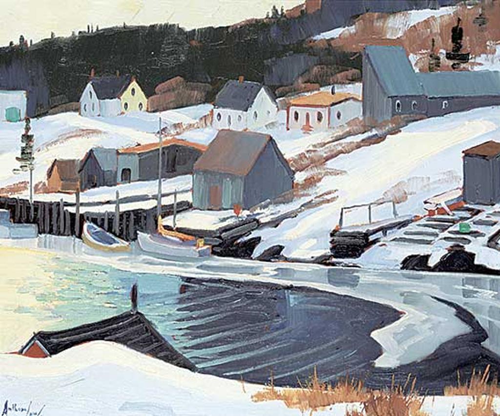 Charles Anthony Francis Law (1916-1996) - Winter Afternoon - Herring Cove, Nova Scotia
