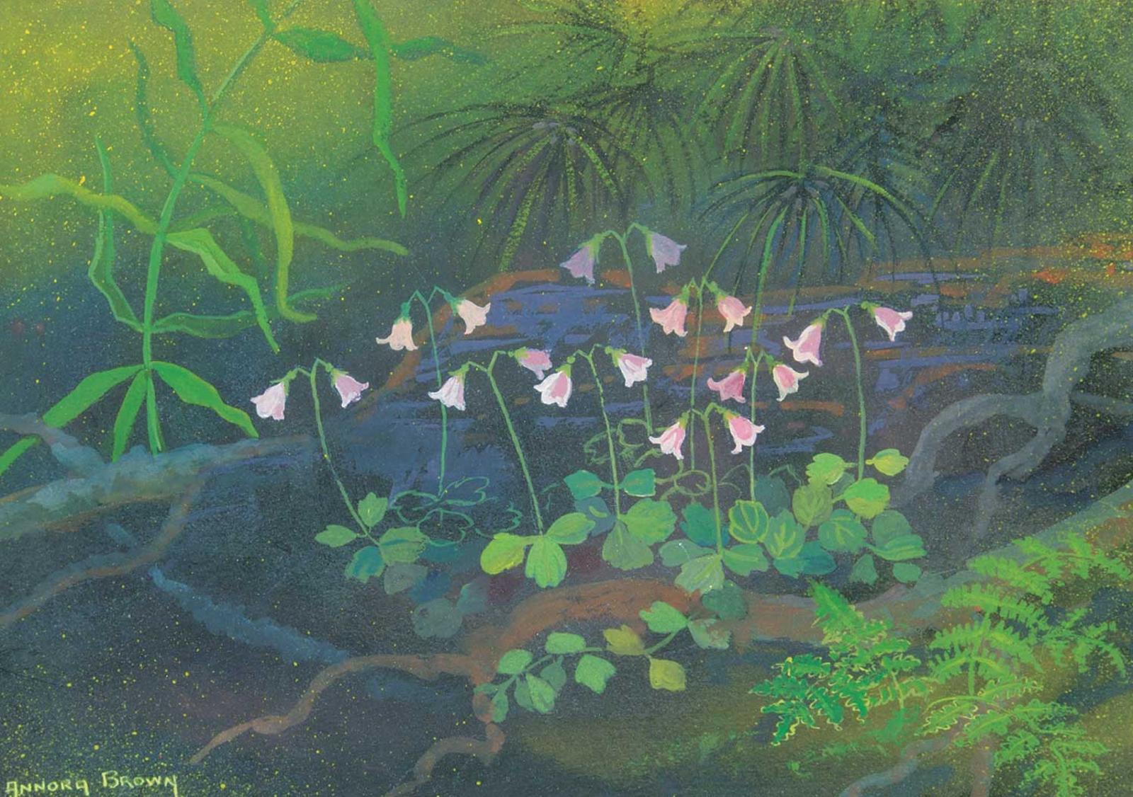 Annora Brown (1899-1987) - Twinflower, Linnaea Borealis, Pepper