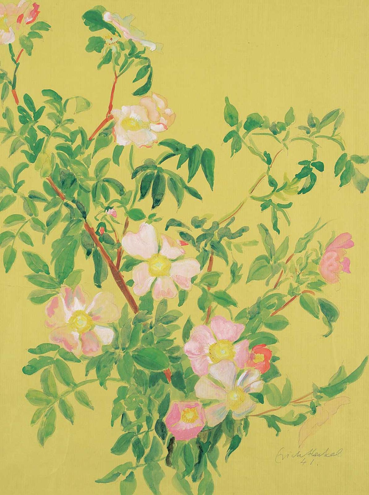 Erich Heckel (1883-1970) - Untitled - Pink Flowers