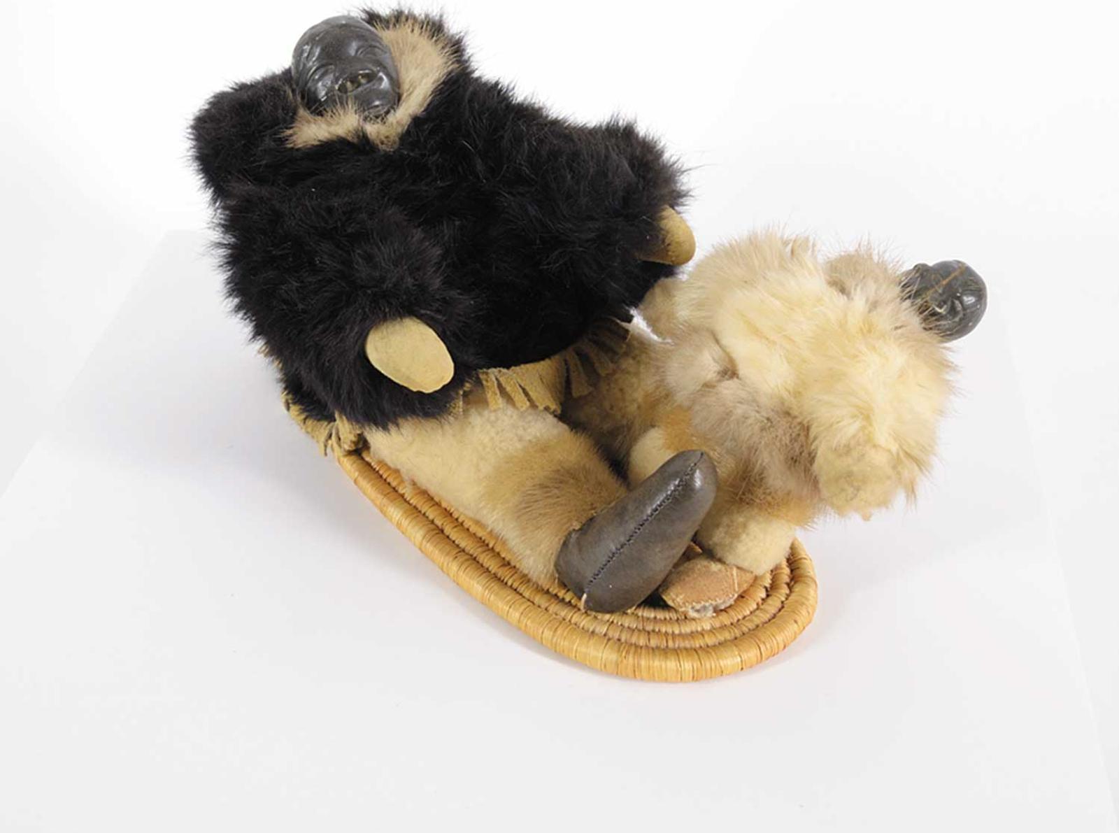 School [Barnabus Arnasungaaq] Inuit - Untitled - Mother and Child Dolls