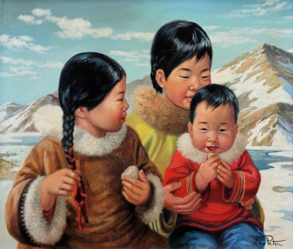 Nori Peter (1935-2009) - Children of the Canadian Artic