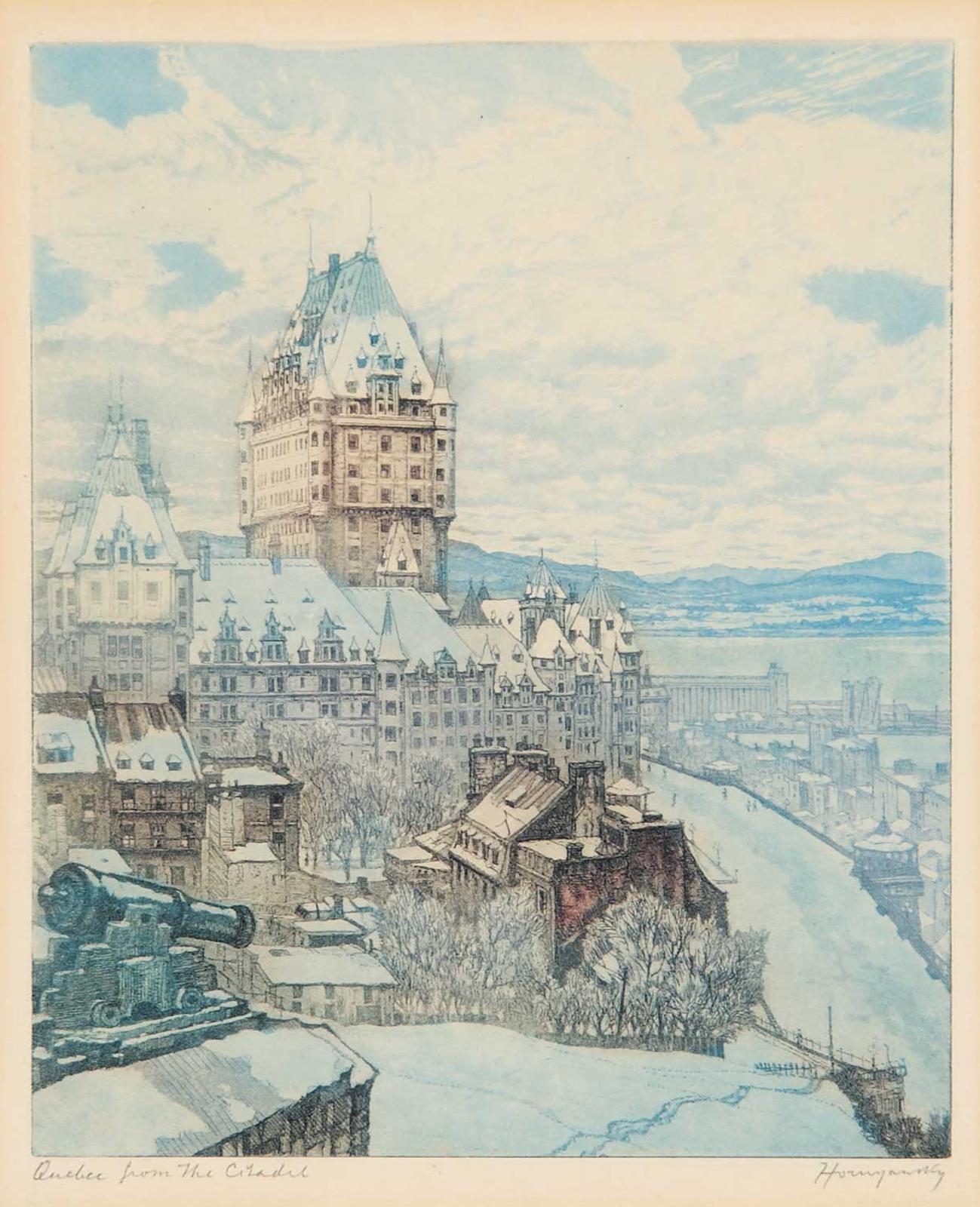 Nicholas Hornyansky (1896-1965) - Quebec from the Citadel