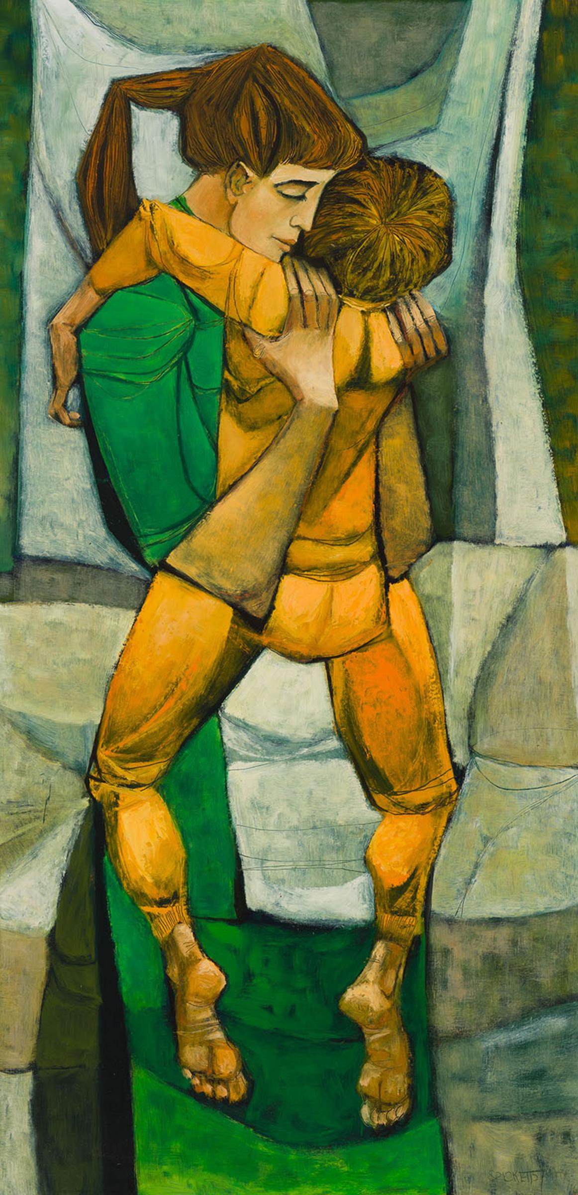 Ronald John (Gyo-Zo) Spickett (1926-2003) - Mother and Child