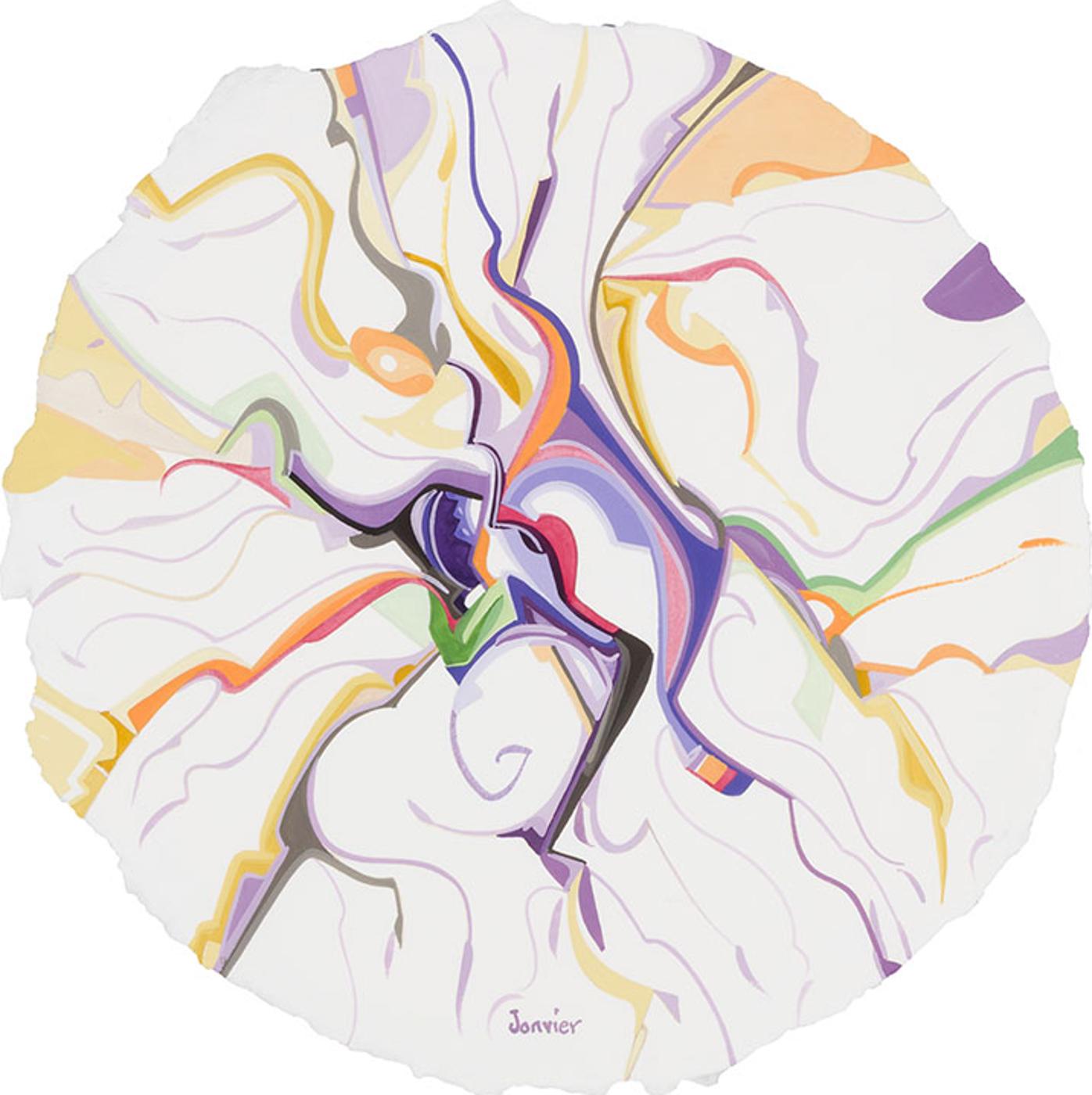 Alex Simeon Janvier (1935-2024) - Morning Air (Drum)