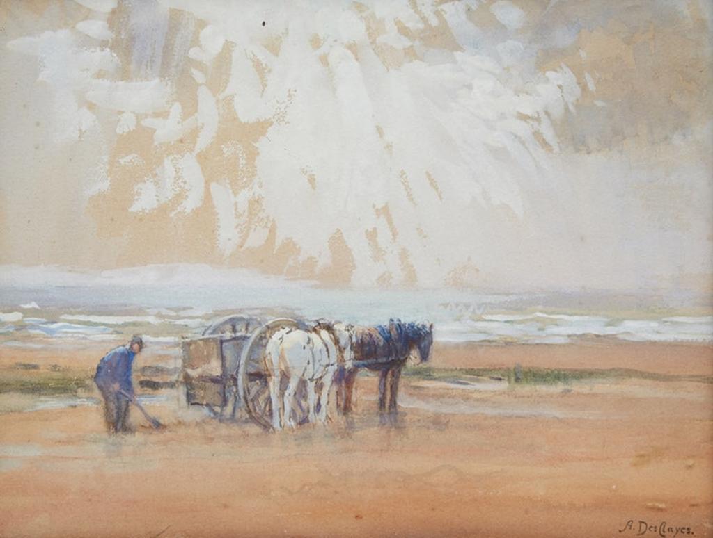 Alice Des Clayes (1891-1971) - Sand Cart on Picardy