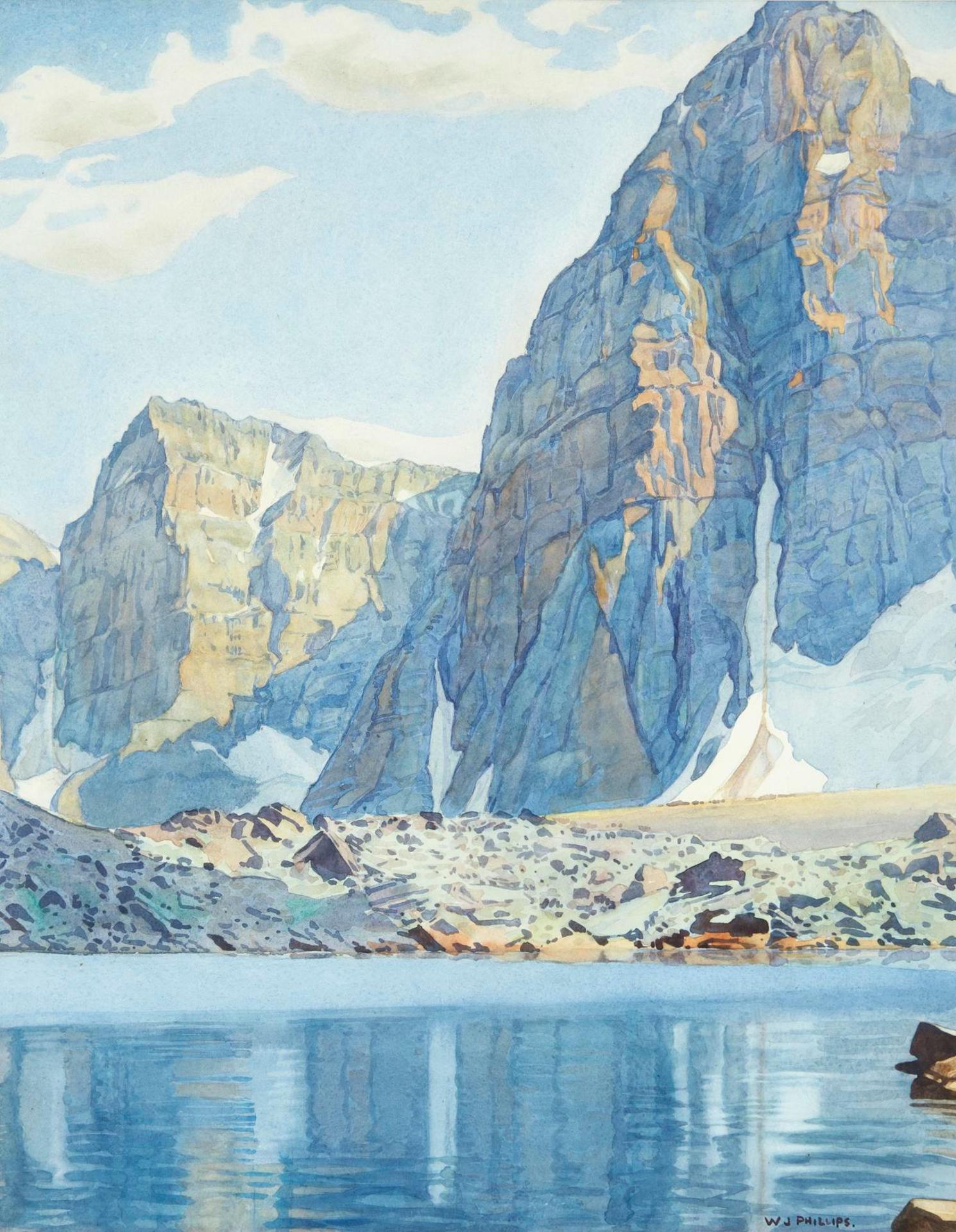 Walter Joseph (W.J.) Phillips (1884-1963) - Eiffel Lake, Valley of the Ten Peaks, Alberta