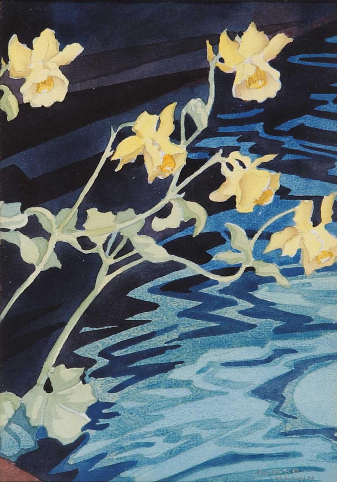 Annora Brown (1899-1987) - Untitled - Spring Daffodils