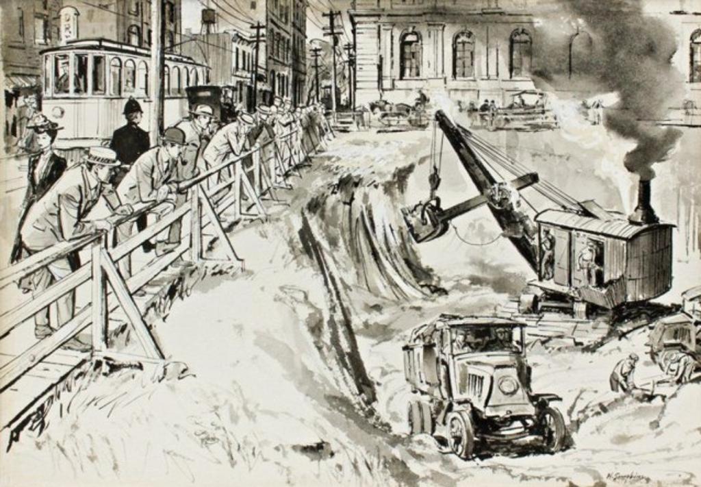 Henry John Simpkins (1906-1995) - Urban Excavation