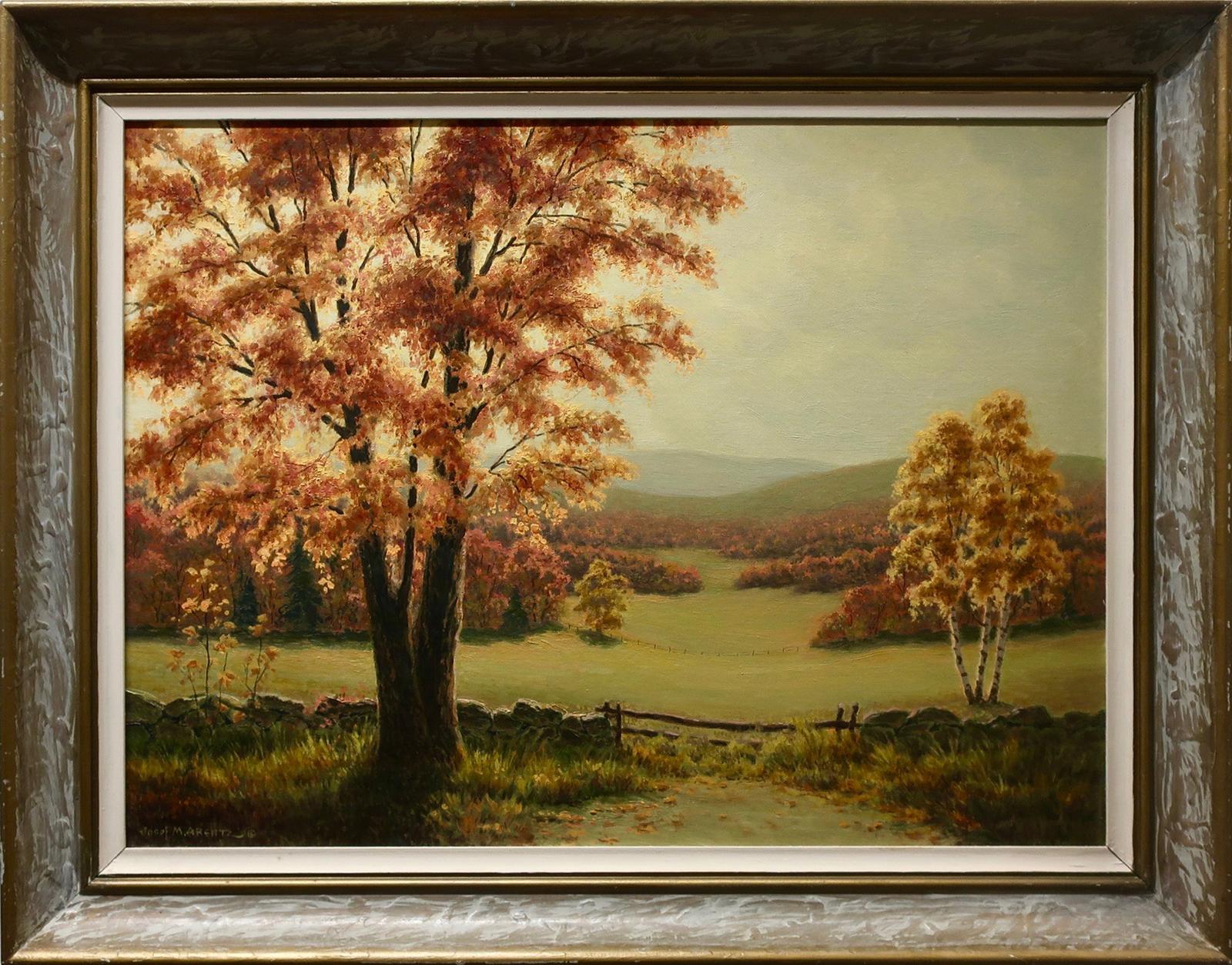 Josef M. Arentz (1903-1969) - Untitled (Farmland In Autumn)