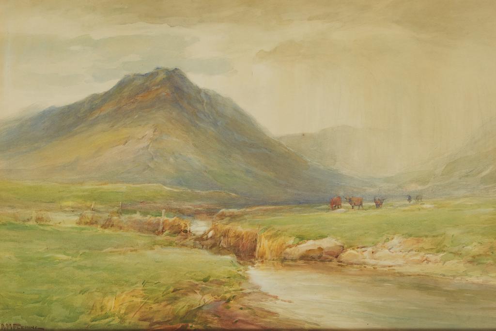 Alexander M. Fleming (1878-1929) - Grazing in the Valley