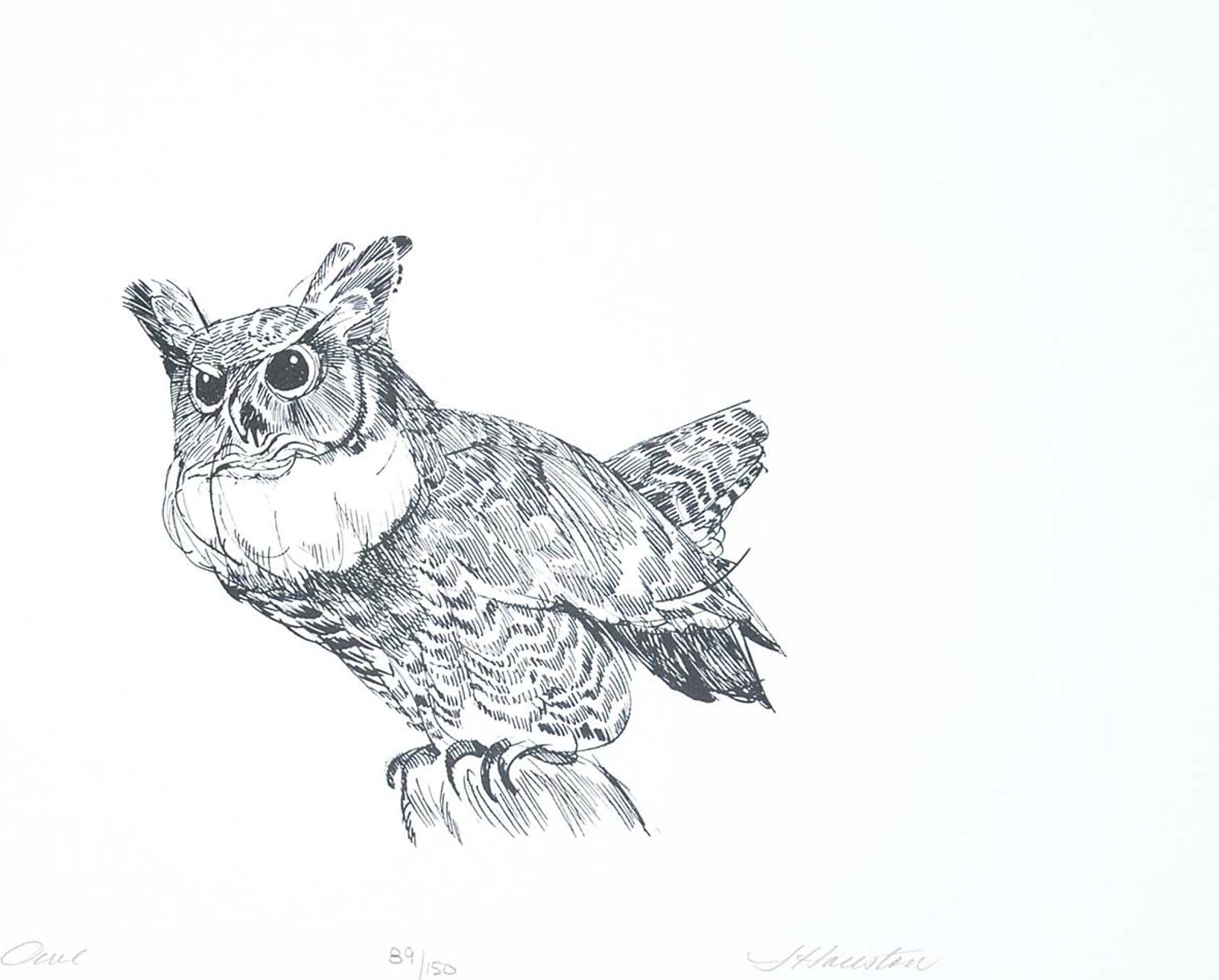 James Archibald Houston (1921-2005) - Owl  #89/150