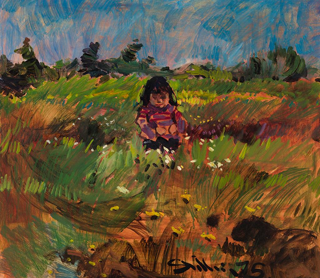 Arthur Shilling (1941-1986) - Child in Meadow