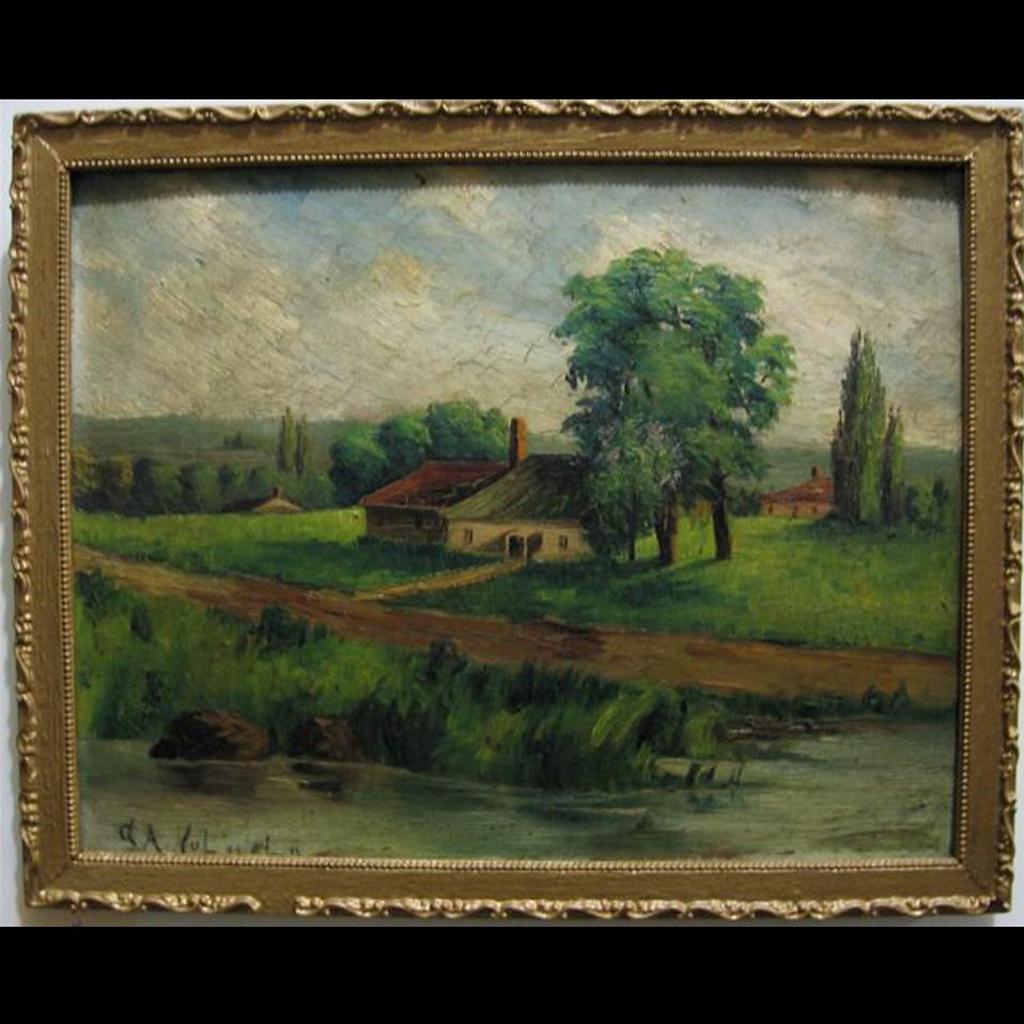 George Arthur Kulmala (1896-1940) - Landscape Study  Oil On Panel; Signed Lower Left (Early Work)