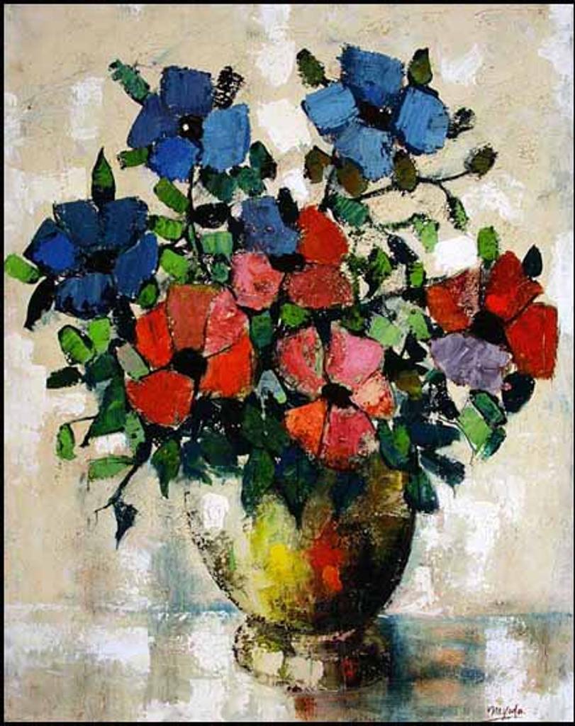 Jean Claude Mayodon (1938-1981) - Floral Still Life (00514/2013-T802)