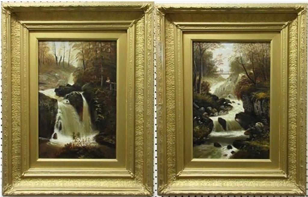Edward Priestly - Rydal Falls; Water Fall, Circa 1870