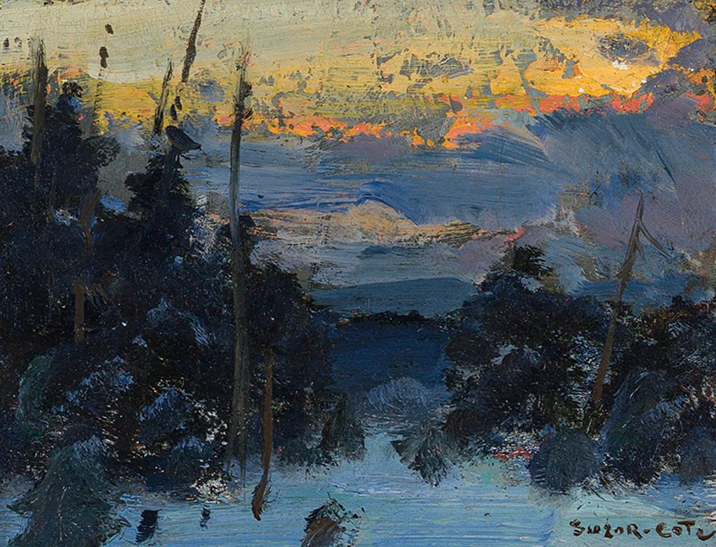 Marc-Aurèle de Foy Suzor-Coté (1869-1937) - Crépuscule d’hiver, Québec