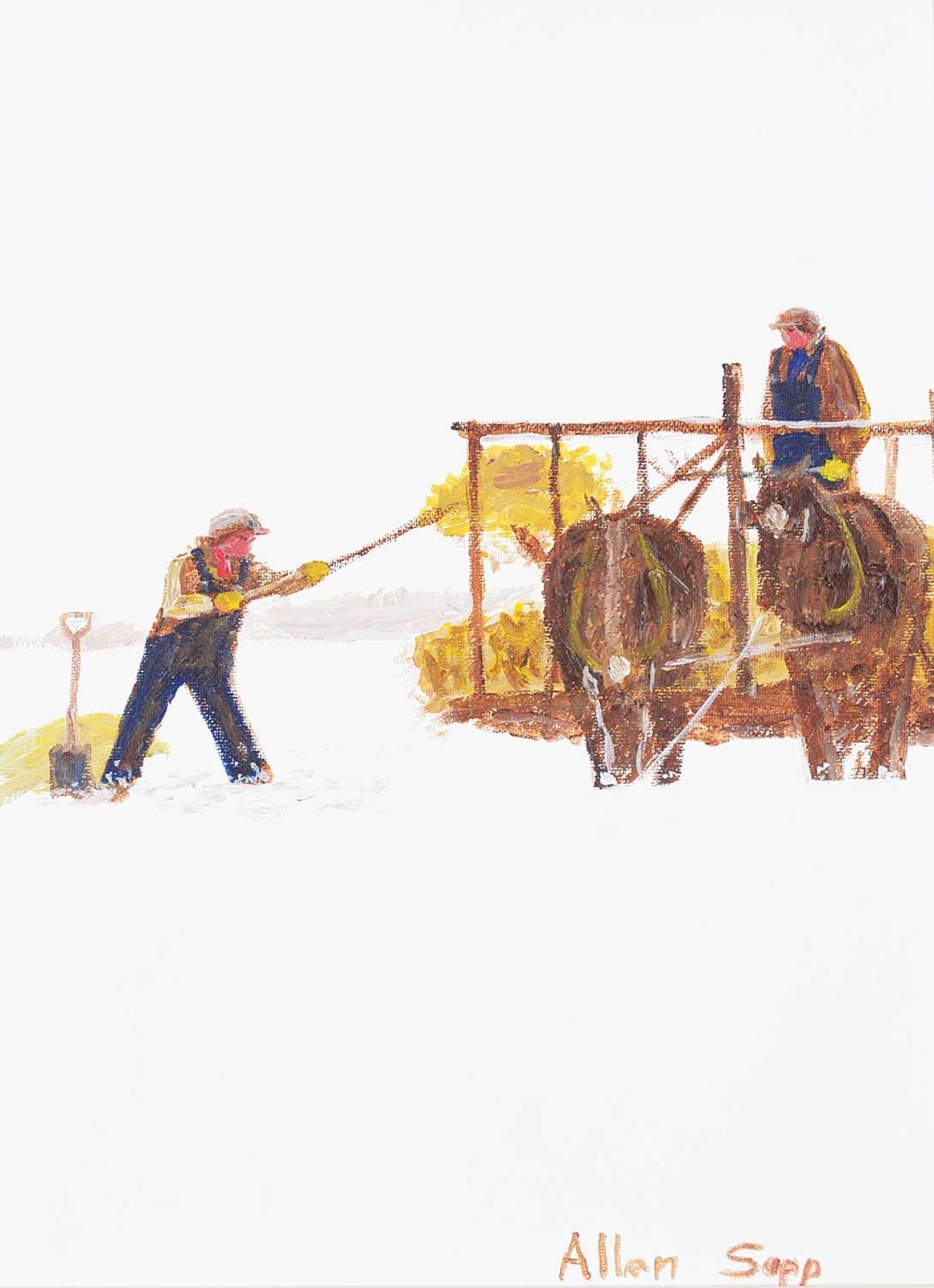 Allen Fredrick Sapp (1929-2015) - Bringing Hay Home