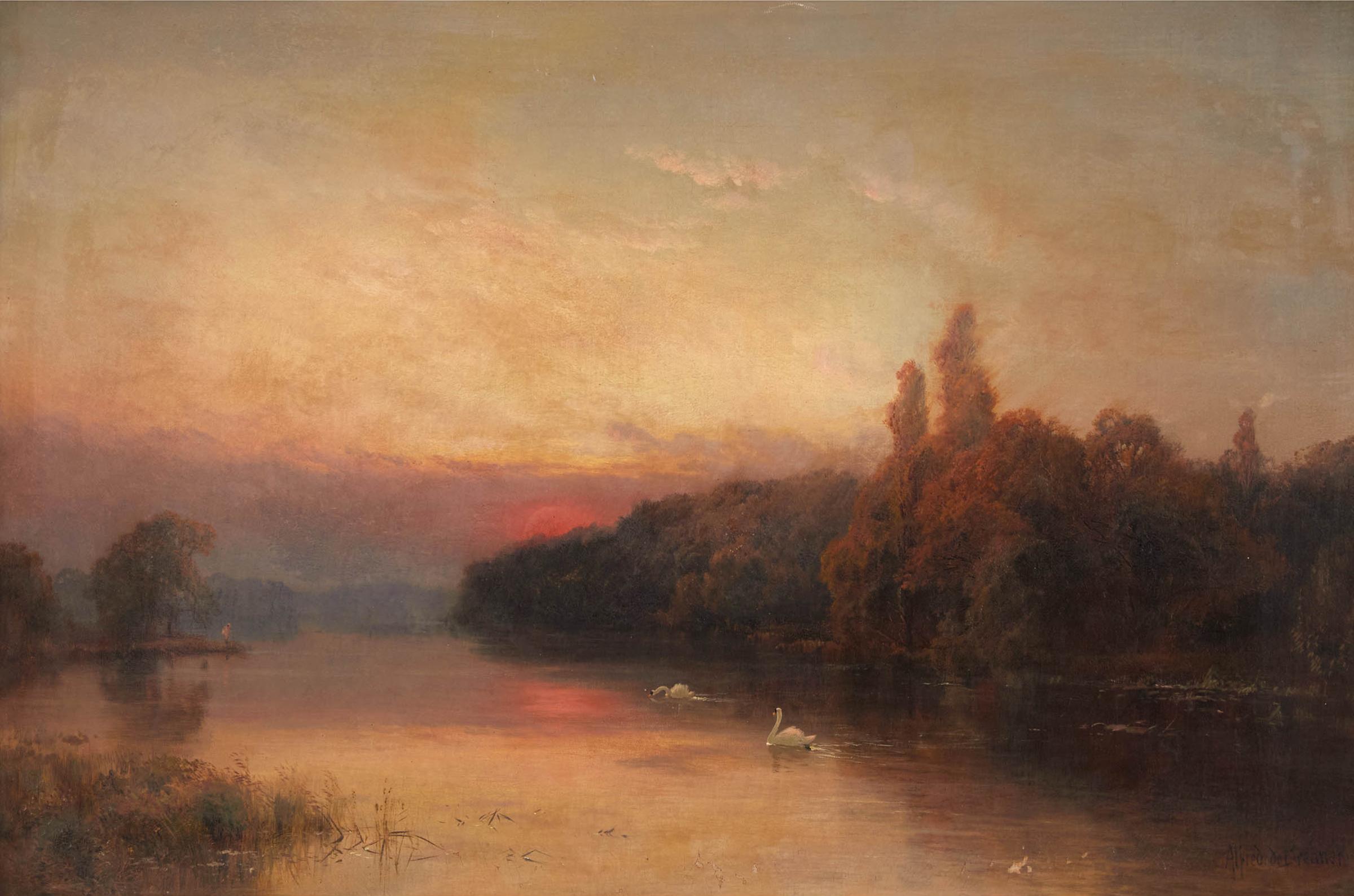 Alfred Fontville de [Junior] Breanski (1877-1957) - Henley On Thames