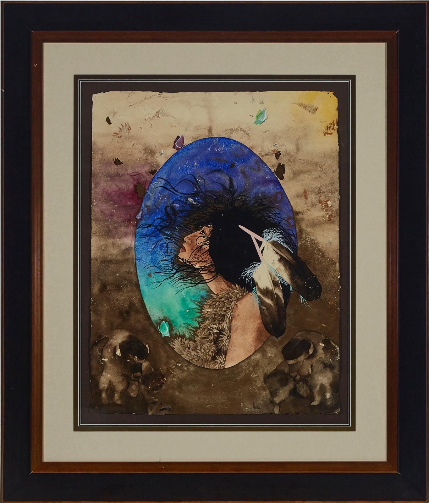 Rhonda Franks (1959) - Untitled (Buffalo Spirit)